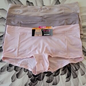 Maidenform Women's Boyshorts 3-Pack in Pink and Gray